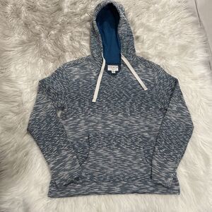 Hang Ten Women's Baja Pullover Hoodie Sweatshirt Blue Size Small Cotton